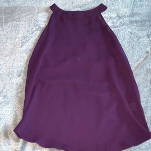 Charlotte Russe Silk Halter Top